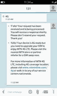 MTN 4G LTE Users: You Can Now  Get Free MTN 5GB Data Reward